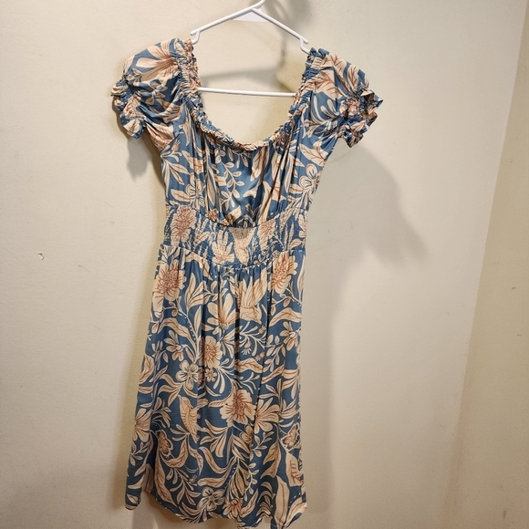 Patrons of peace Floral Short Sleeves Smocked Dress size XS - Picture 9 of 11